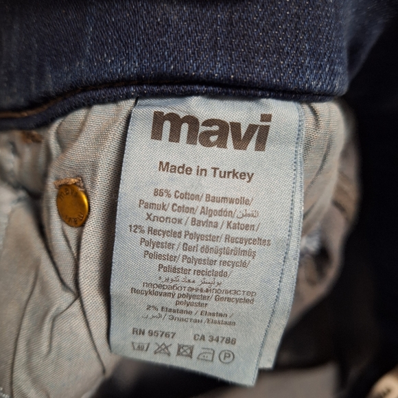 NWOT Mavi Libby Slim Straight Jeans Size 36/29 - Picture 7 of 11